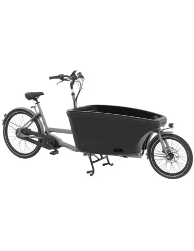 DOLLY BAKFIETS 600Wh Grey glans/Black