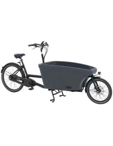 DOLLY BAKFIETS 600Wh, Black mat/Antracite Grey bak